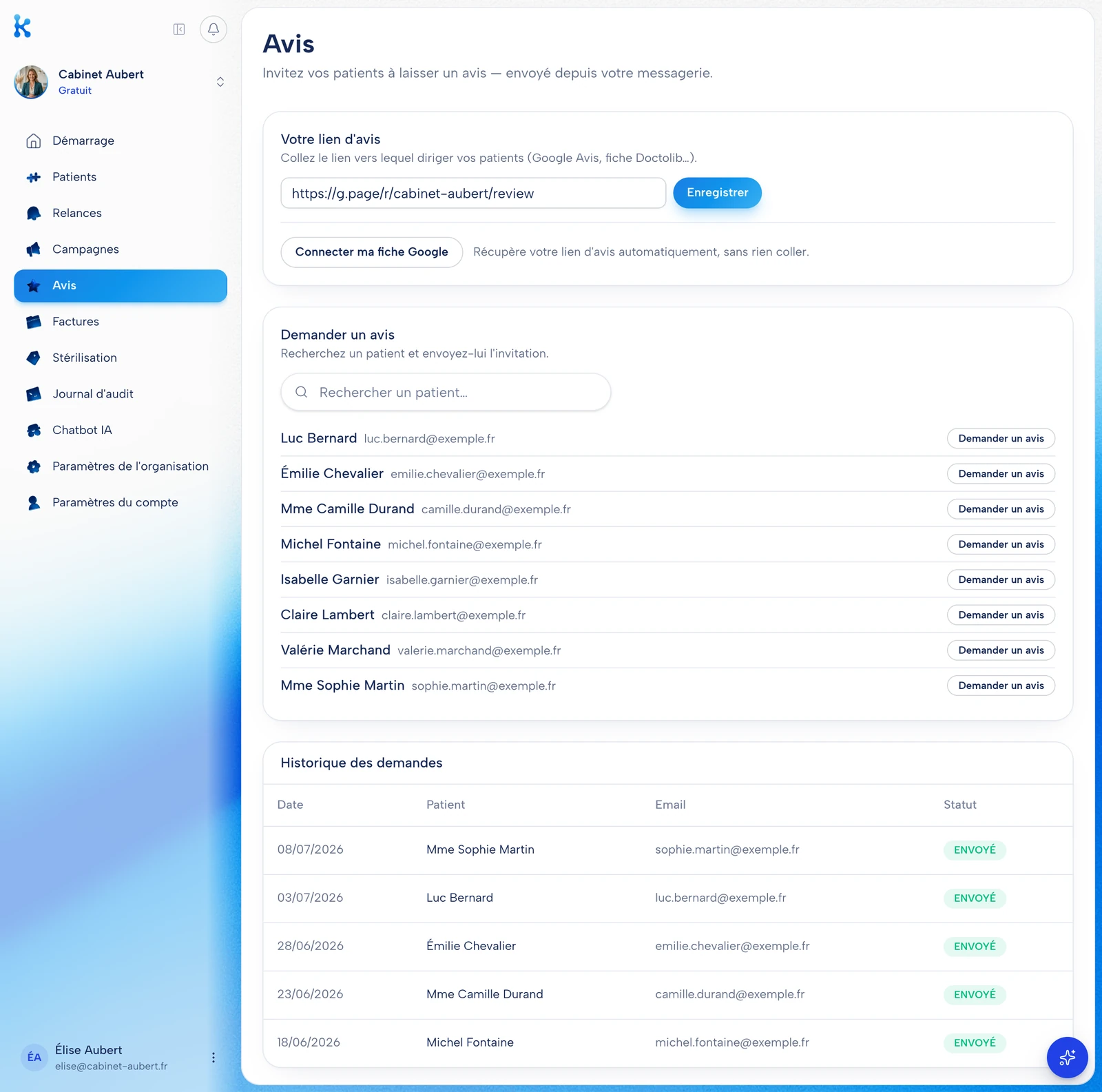 KOMPER : Avis Google