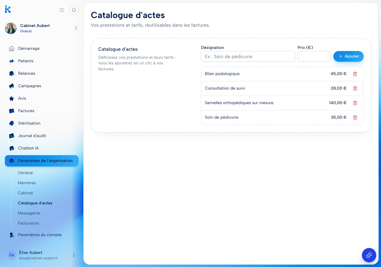 KOMPER : Catalogue