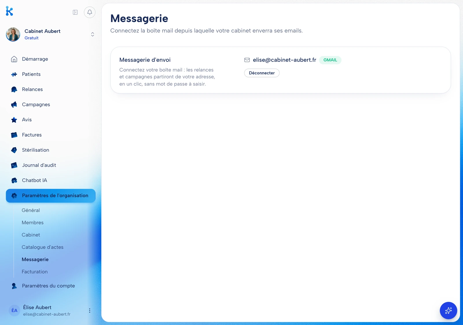 KOMPER : Connexion